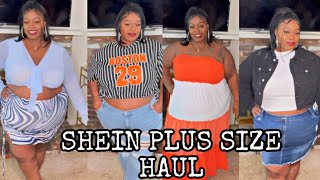 SHEIN PLUS SIZE TRY ON HAUL 3x -4x| 10K GIVEAWAY PLUS SIZE \& CURVE SPRING\/SUMMER HAUL💙💕🌸