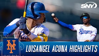 Check out highlights of Luisangel Acuna, the top prospect the Mets received for Max Scherzer | SNY