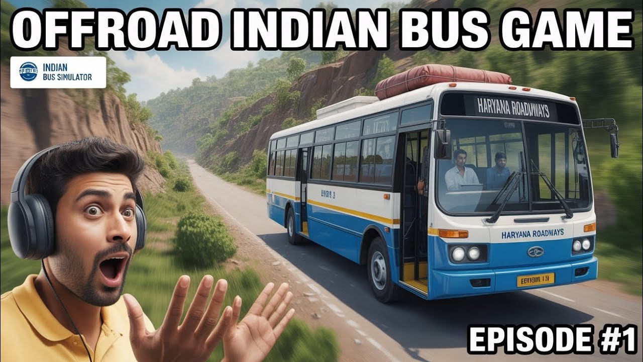 INDIAN BUS SIMULATOR || OFFROAD INDIAN BUS GAMEPLAY || EPISODE #1 || 