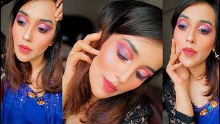 Purple Cotton Candy Eye Makeup Tutorial | Flawless Colorful Eyes