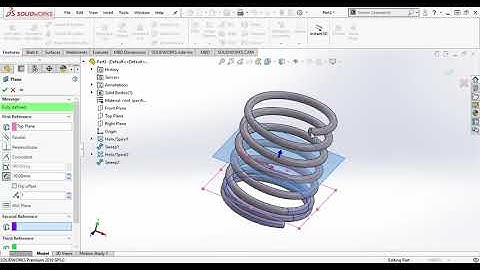 SolidWorks valve spring