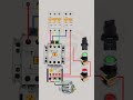 Dol Starter Wiring ⚡ Diagram with Selector switch#Elected_official 10 #youtube #vairal #industrial
