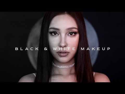 [Eng] 흑백 메이크업 (feat.아리아나그란데) Black&amp;amp;White Makeup Inspired by Ariana Grande🌙 l 이사배(RISABAE Makeup)