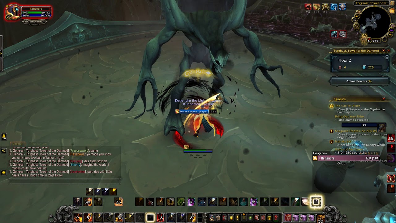 (Solo) Mort'regar Layer 3! 0 Deaths!! Ret Paladin POV YouTube