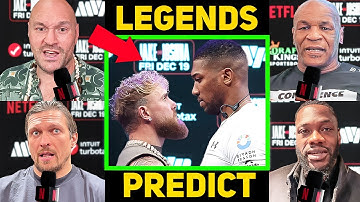 Boxing Legends PREDICT Jake Paul VS Anthony Joshua..