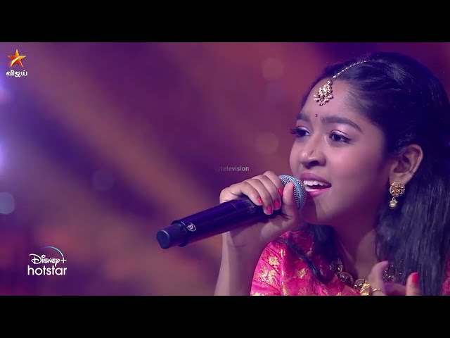 Ponvaanam Panneer Thoovuthu 🎵 😍 Song by | #Ananyah  | Super Singer Junior 9 | Episode Preview class=