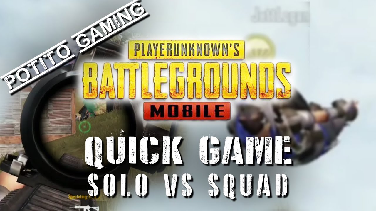 PUBG Mobile Quick Solo vs Squad Game sa Livik - YouTube