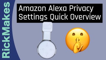 Amazon Alexa Privacy Settings Quick Overview