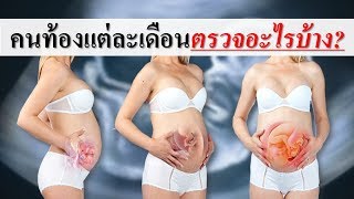 ตรวจครรภ์ : คนท้องแต่ละอายุครรภ์ ตรวจอะไรบ้าง? | การดูแลคนท้อง | คนท้อง Everything