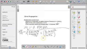 Error Propagation Multiplication and Division