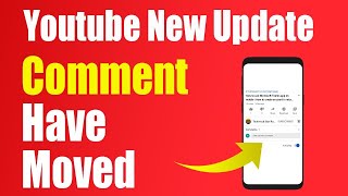 Youtube new update 2020 | Comment have moved | Youtube new update | Comments moved