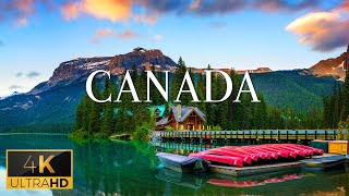 FLYING OVER CANADA (4K UHD) - Relaxing Music With Stunning Beautiful Nature Film For Stress Relief