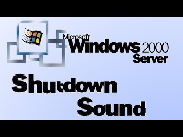 MICROSOFT WINDOWS SERVER 2000 BETA SHUTDOWN SOUND