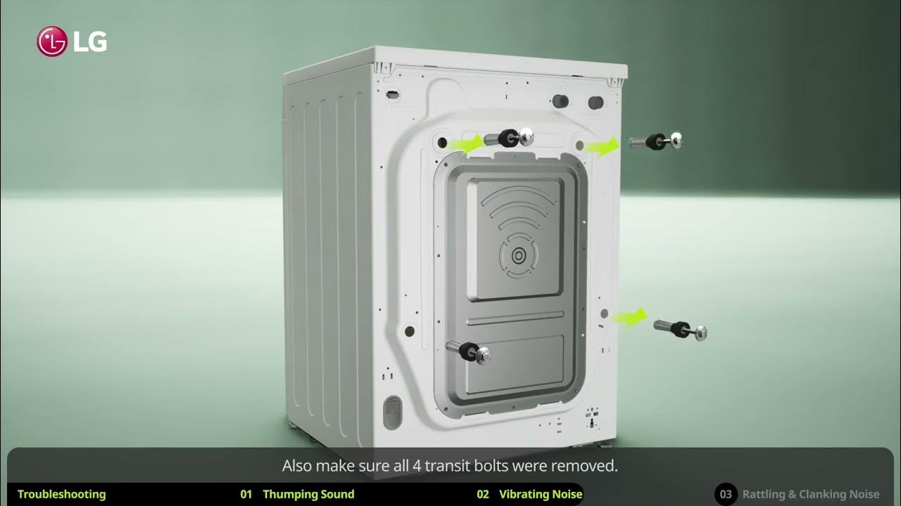 [LG Front Load Washers] Troubleshooting Noises YouTube