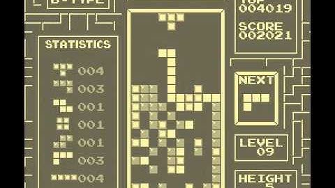 Tetris Nintendo NES Sepia Game Genie code