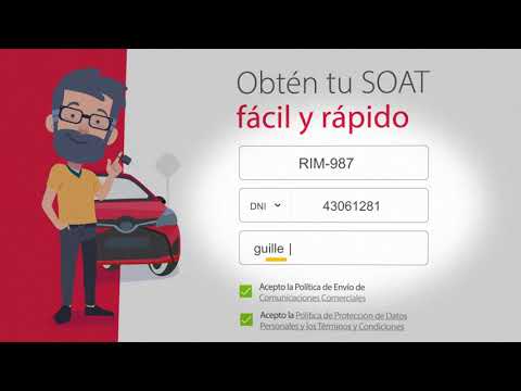 Cómo comprar SOAT