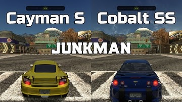 Porsche Cayman S vs Chevrolet Cobalt SS - NFS MW Redux V3 - WHICH IS FASTEST ?