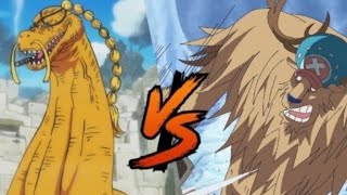 Onepiece- Chopper Vs Queen Chopper Literally Overpowered Queen