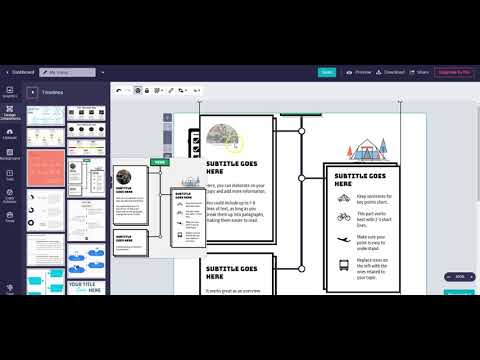 How To Make Landscape Infographic In Piktochart?