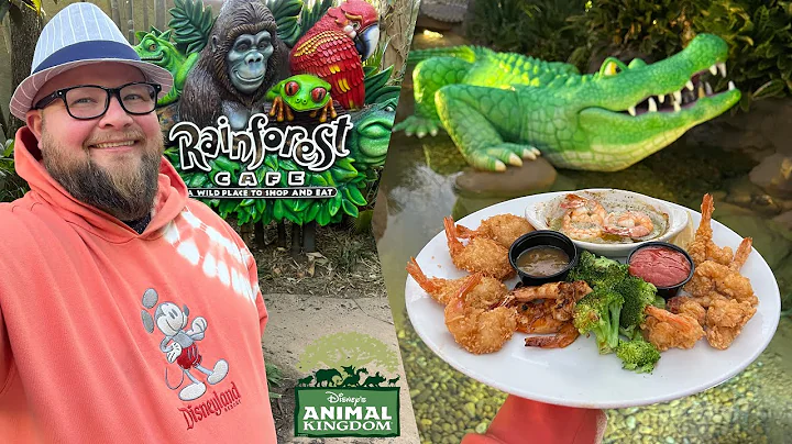 Disneys Animal Kingdom | Eating At Rainforest Cafe...