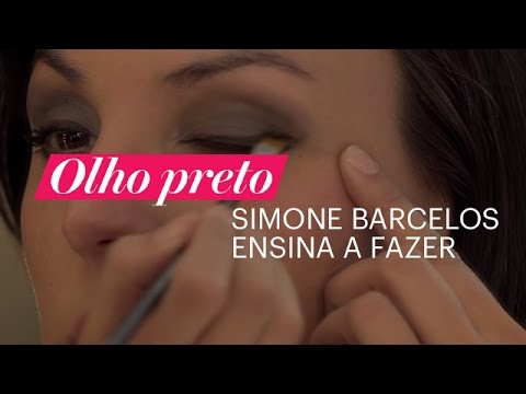 Beleza em foco: Simone Barcelos ensina a fazer o olho preto de um jeito
rápido e prático