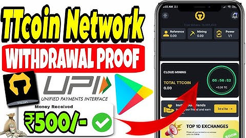 TTcoin Network Cloud Mining App Withdrawal Proof 🔥🤑 Ttcoin network 2025 App Real Or Fake 💥💰