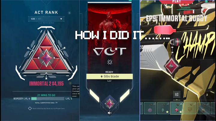 HOW I hit immortal without ANY talent!