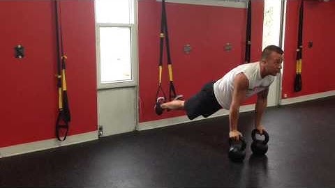 TRX Kettlebell Atomic Pushup