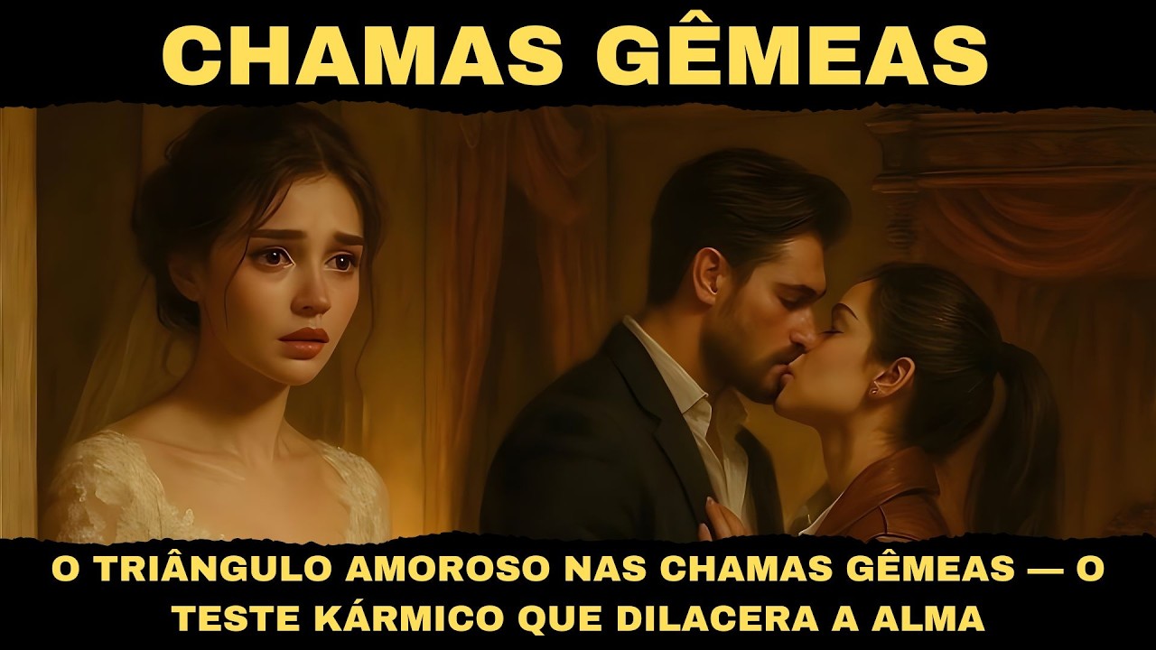 O TRIÂNGULO AMOROSO NAS CHAMAS GÊMEAS — O TESTE KÁRMICO QUE DILACERA A ALMA