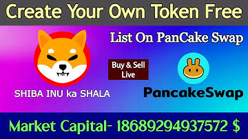 How To Make Own Crypto ? PanCake Swap पे List करके Buy Sell कैसे करें ? Token का Price कैसे Set करें