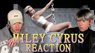 Koreans React To Miley Cyrus - Wrecking Ball For The First Time