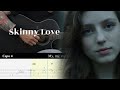 Skinny Love - Birdy - Fingerstyle Guitar TAB Tutorial