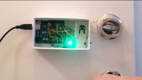 Arduino Knock Lock in iPhone box