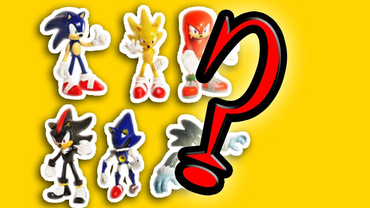 All 6 Sonic The Hedgehog Buildable Figures - Tomy Gacha Showcase - YouTube