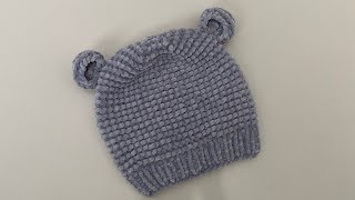 Kadife Iple Kulaklı Bebek Bere Yapımı