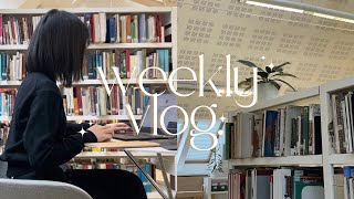 weekly vlog | a busy uni student life 👩🏻‍💻, work and study, taking care of mental health, etc