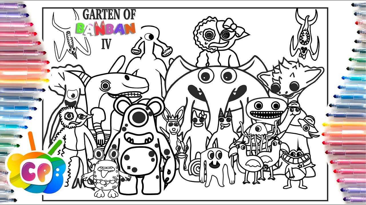 40 DESENHOS DE GARTEN OF BANBAN PARA COLORIR PINTAR IMPRIMIR OU