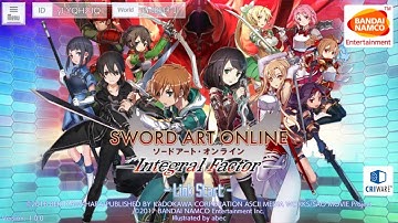 Sword Art Online Integral Factor (Android/iOS) Gameplay Part 1