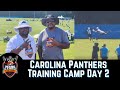 Carolina panthers training camp  day 2  2fansinthestands
