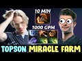 10 min Battle Fury on MID — Topson 1000 GPM vs HARD COUNTER Ceb