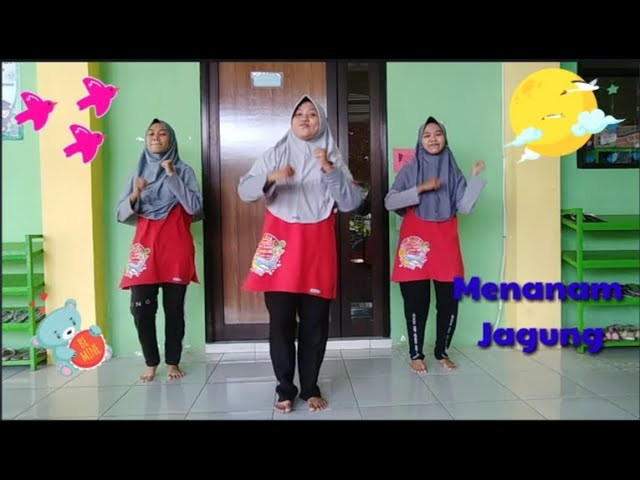 gerak dan lagu - Menanam Jagung (Aisyiyah 3 Rewwin Cover) class=