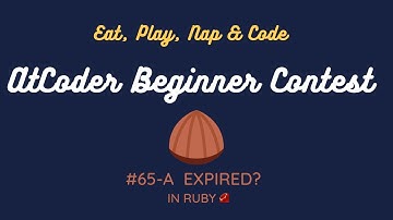 AtCoder Beginner Contest 065 A - Expired? in Ruby