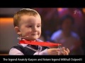 Misha Osipov (3 yo) vs Anatoly Karpov (2016)