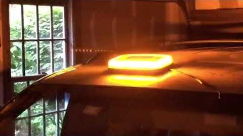 Mini Amber LED Light Bar 366