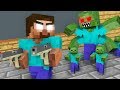 Monster School : ZOMBIE APOCALYPSE Challenge - Minecraft Animation