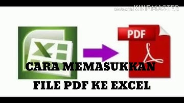 VIRAL CARA MUDAH MEMASUKKAN FILE PDF KE EXCEL