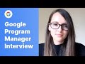 Entretien comportemental avec google engineering program manager tpm dfis techniques et humains