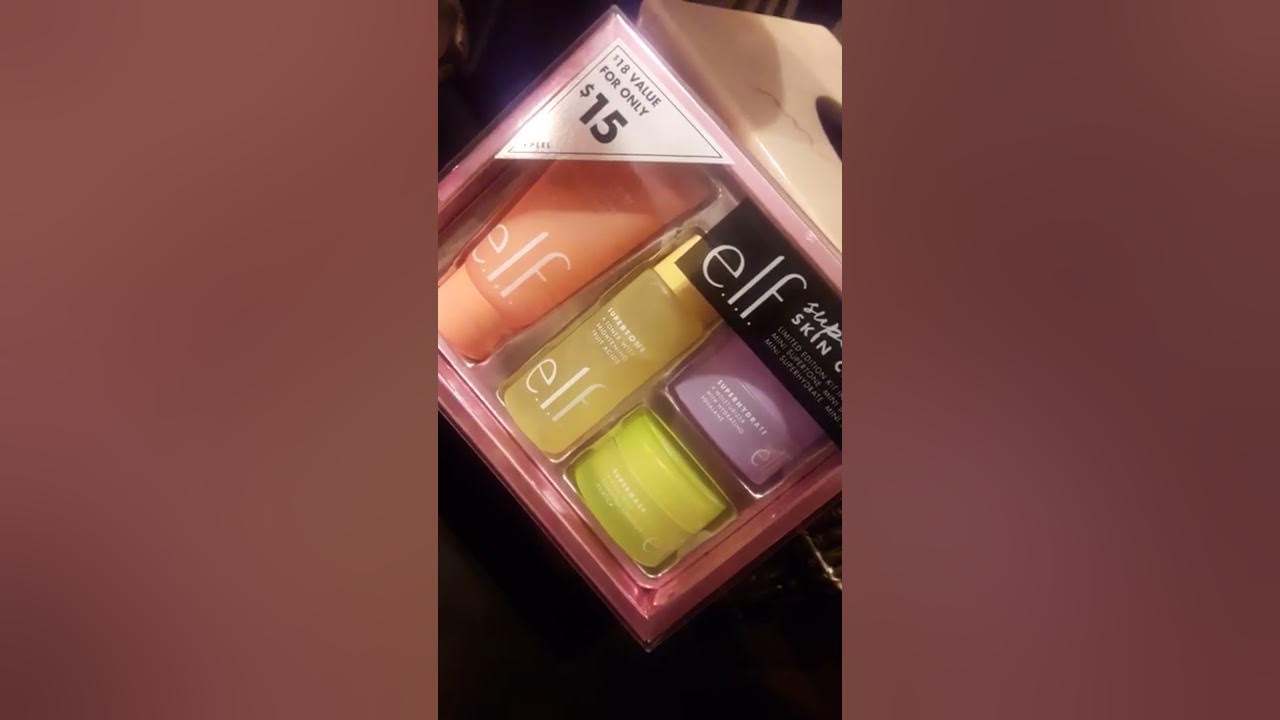 Elf mini skin care kit review - YouTube