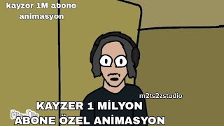 Kayzer 1 milyon abone özel animasyon 🧡 by M2TS2Z STUDİO 1,812 views 5 months ago 3 minutes, 20 seconds