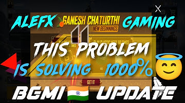 BGMI event not cut problems solved👌and update 1.6.very easily 🔥 alefx gaming🔥 😎